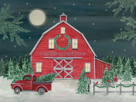 CIN4007 - Full Moon Christmas Tree Farm - 16x12 Online now