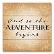 YND271PAL - And So the Adventure Begins - 12x12 Cheap