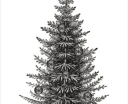 LET762 - Oh Christmas Tree - 12x16 For Cheap