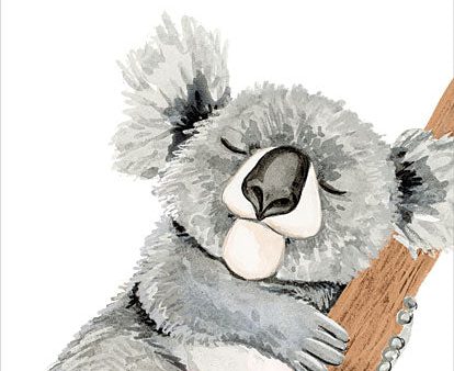 RN533 - Cuddles the Koala - 12x16 Discount