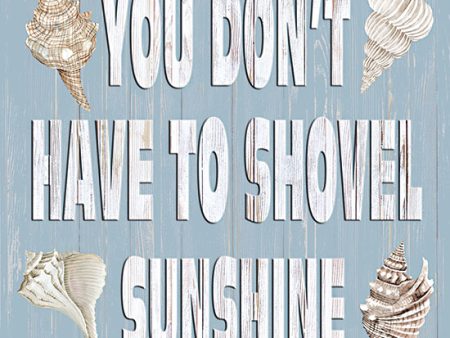 CIN3953 - You Don t Have to Shovel Sunshine - 12x12 Fashion