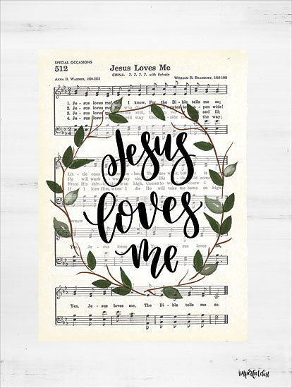 DUST434 - Jesus Loves Me Hymn   - 12x16 Cheap