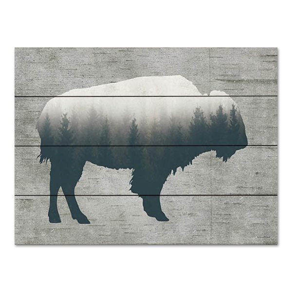 LET751PAL - Born in the Wild Bison - 16x12 Fashion