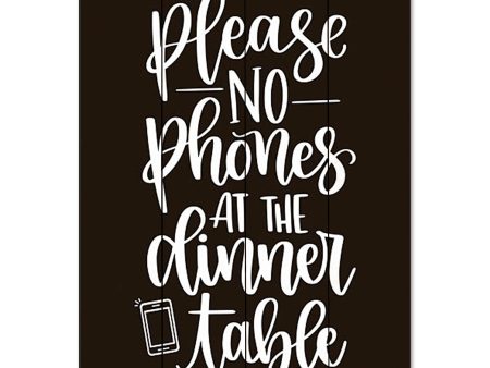 DUST1007PAL - Please No Phones - 12x16 Online