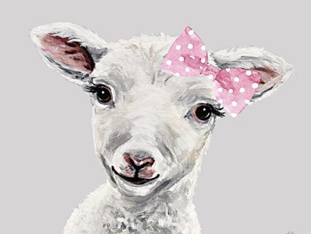 LK179 - Baby Girl Sheep - 16x12 Online now