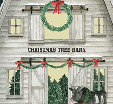 CIN4006 - Christmas Tree Sale on the Farm - 12x18 For Sale