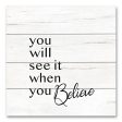 RAD1380PAL - Believe - 12x12 Sale