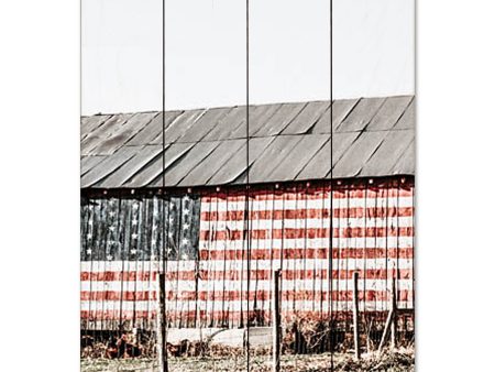 RIG100PAL - American Flag Barn - 16x12 Cheap